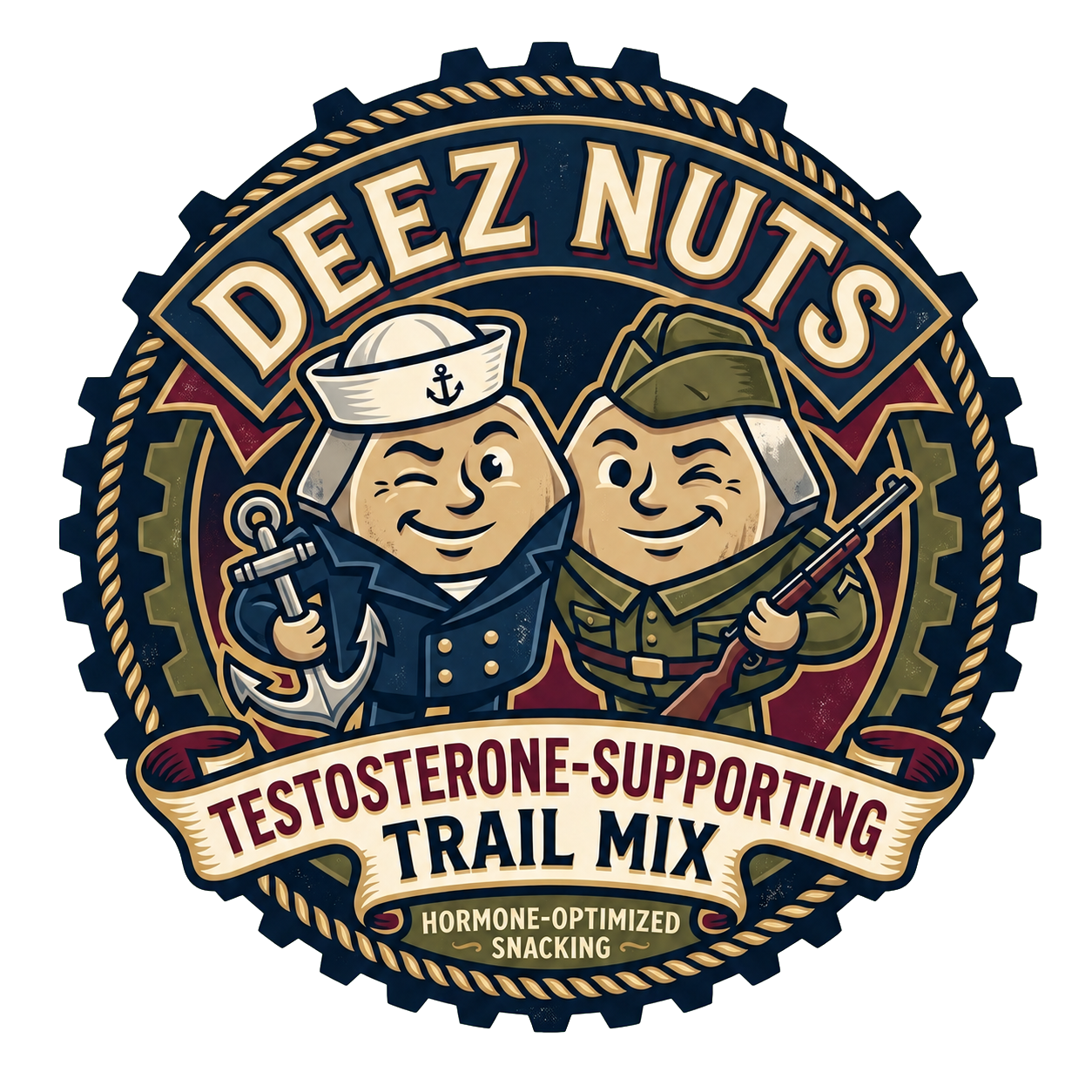Deez Nuts Trail Mix Logo
